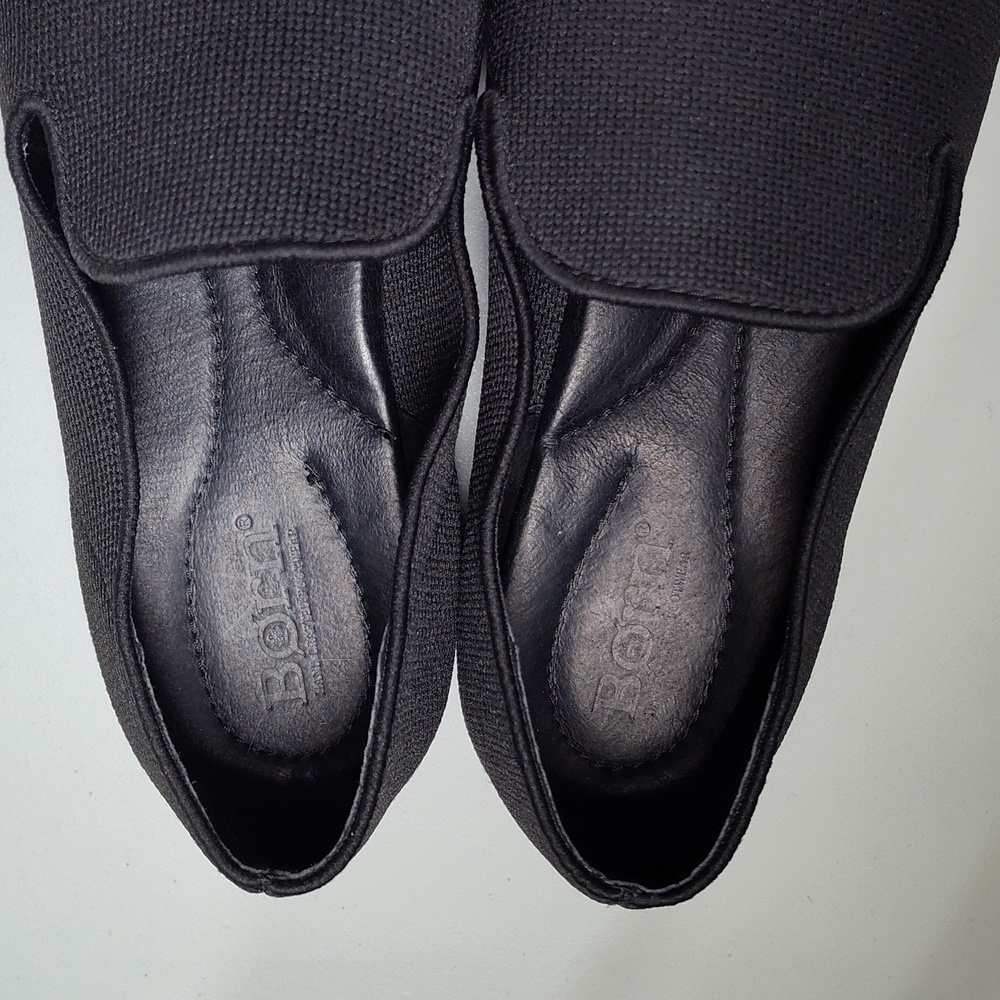 Born black knit slip on loafer flats 9 - Picture 6 of 12